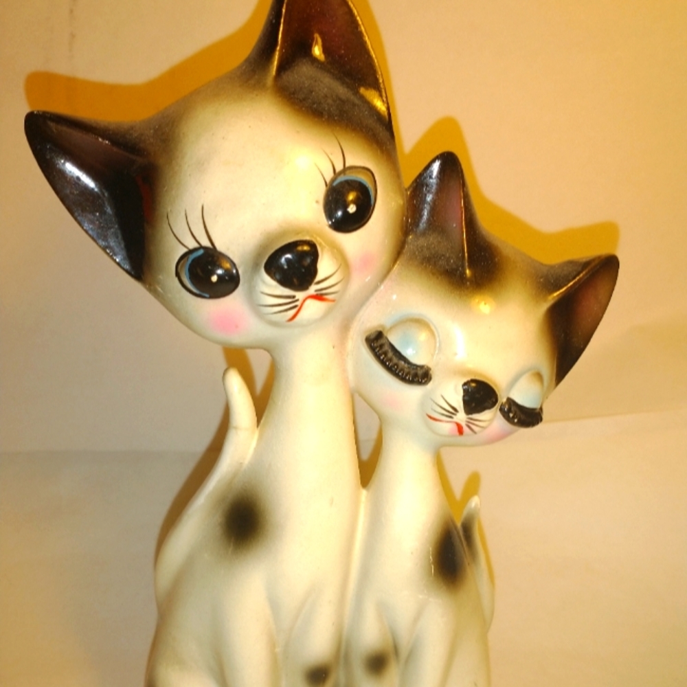 Mid Century Vintage Siamese Kittens. Rare". - Picture 2 of 5